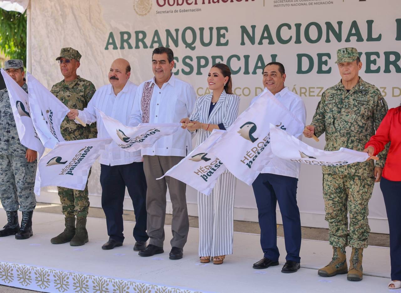 LA UAGRO PRESENTE EN ARRANQUE DEL OPERATIVO ESPECIAL DE VERANO 2025 PARA PROTECCIÓN DE MIGRANTES