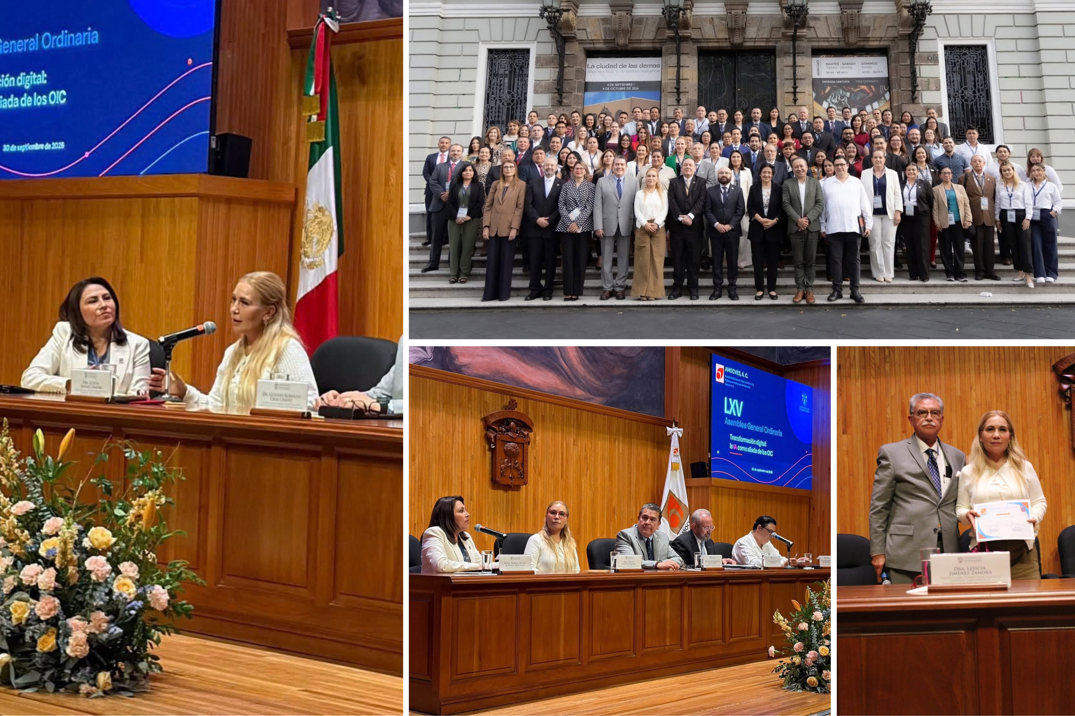 PARTICIPA LA RECTORA DE LA UAGRO EN LA LXV ASAMBLEA GENERAL DE LA AMOCVIES EN GUADALAJARA 