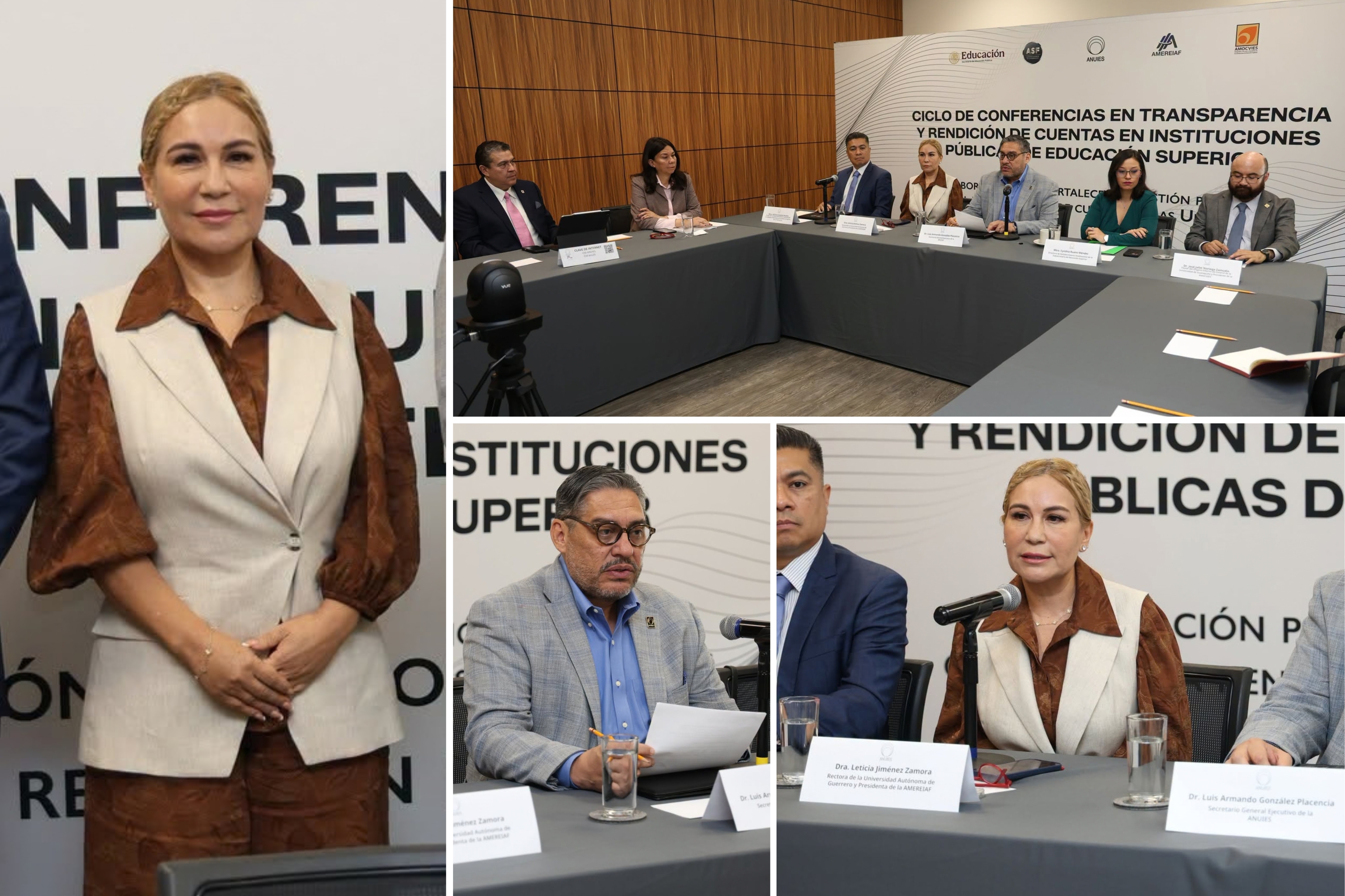 PARTICIPA RECTORA DE LA UAGRO EN CICLO DE CONFERENCIAS NACIONALES SOBRE TRANSPARENCIA UNIVERSITARIA