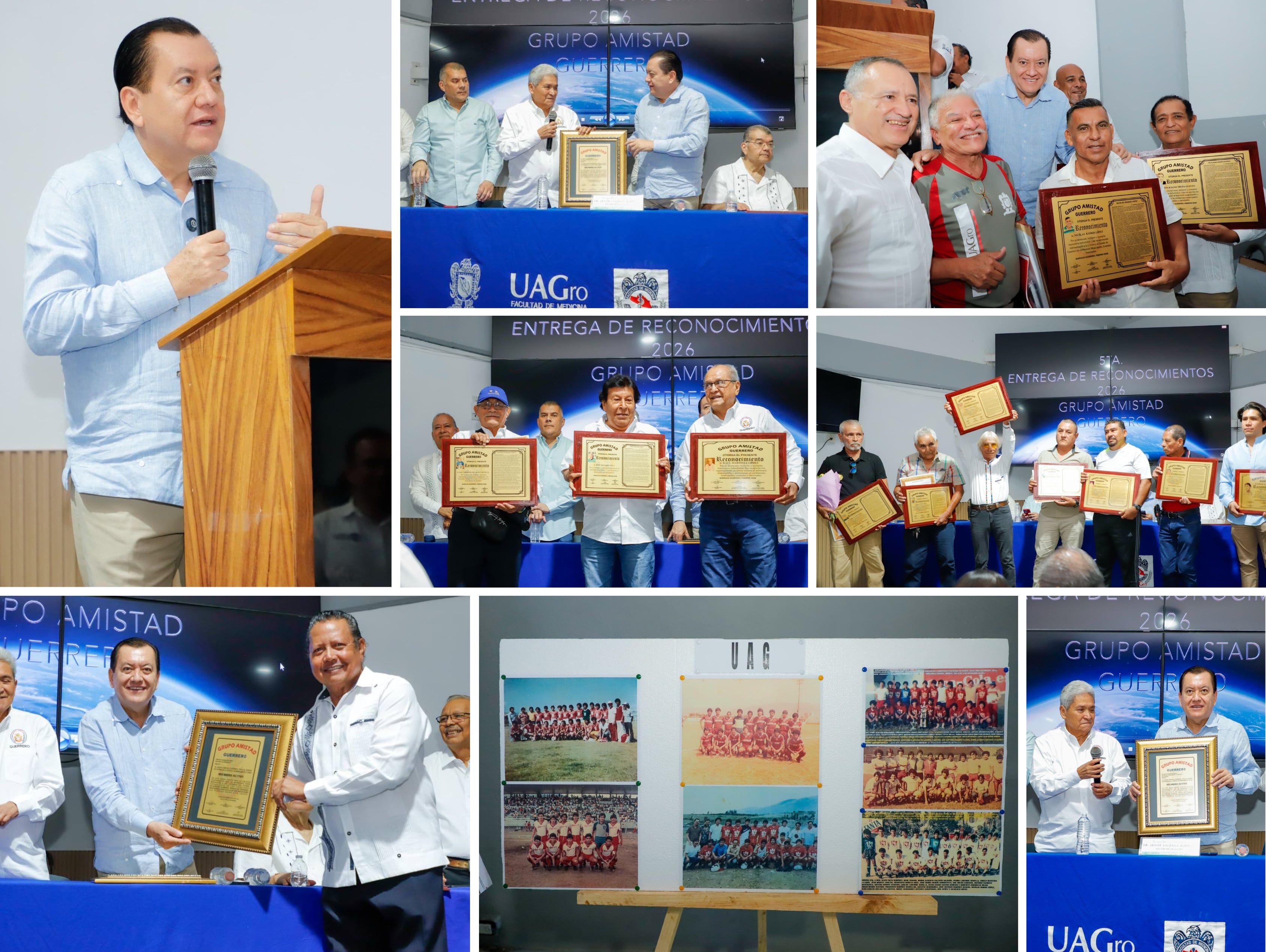 PARTICIPA EL RECTOR DE LA UAGRO EN CEREMONIA DEPORTIVA DEL GRUPO AMISTAD GUERRERO 