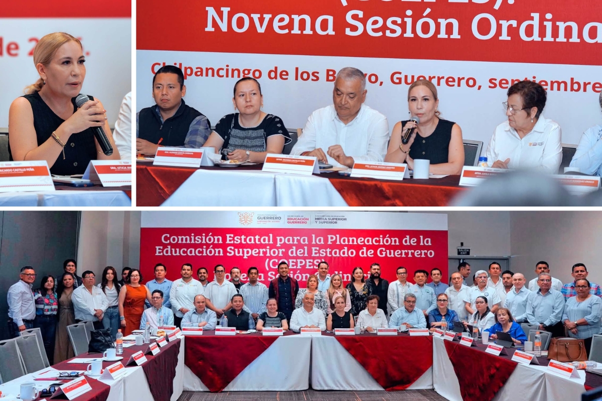 ASISTE LA RECTORA DE LA UAGRO A REUNIÓN DE LA COMISIÓN ESTATAL PARA LA PLANEACIÓN DE LA EDUCACIÓN SUPERIOR