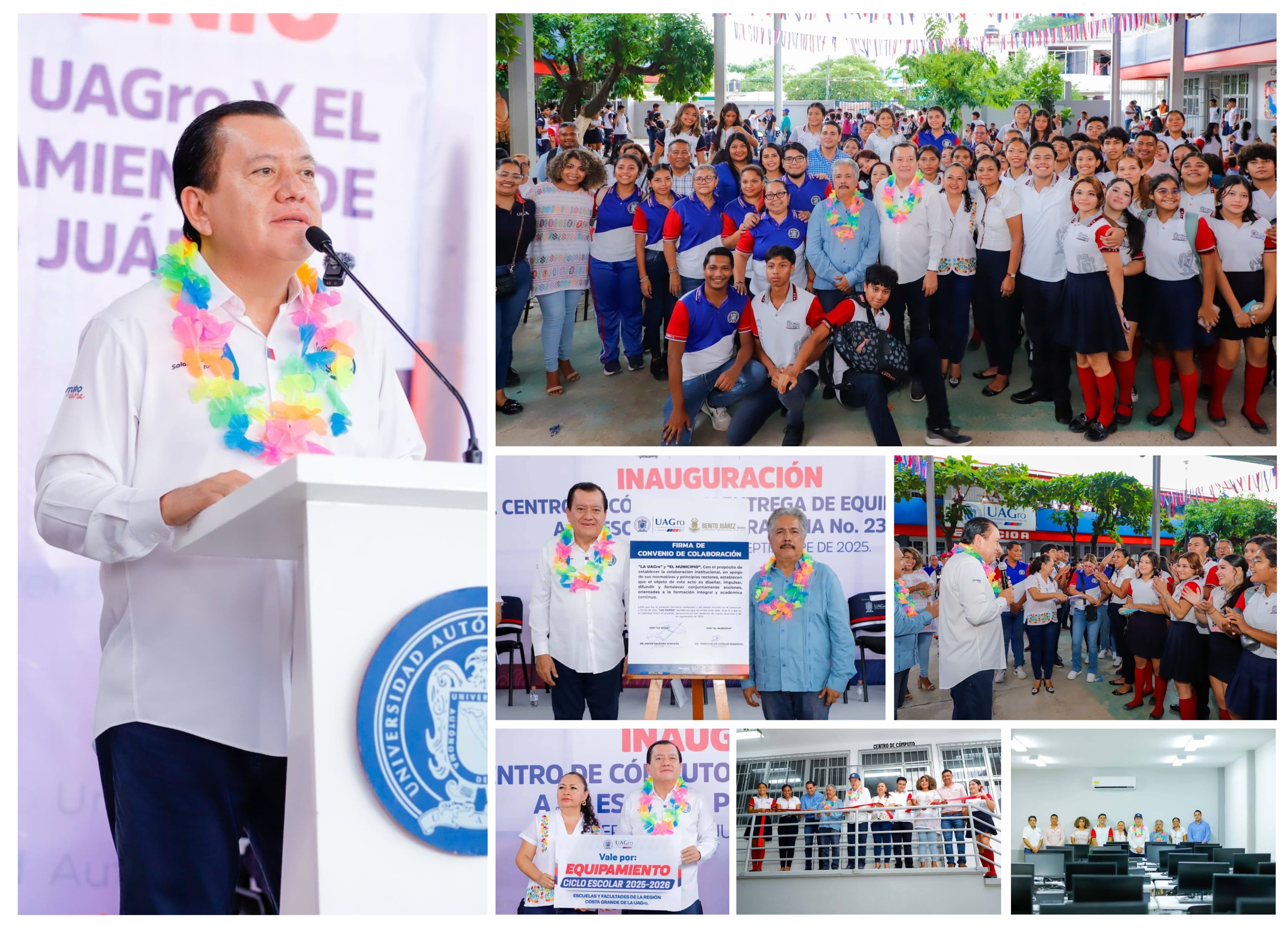 CON UNA INVERSIÓN SUPERIOR A 5 MDP EL RECTOR JAVIER SALDAÑA INAUGURA MODERNO CENTRO DE CÓMPUTO EN LA PREPARATORIA NO. 23: FORTALECE LA INFRAESTRUCTURA Y LA EDUCACIÓN DIGITAL EN COSTA GRANDE