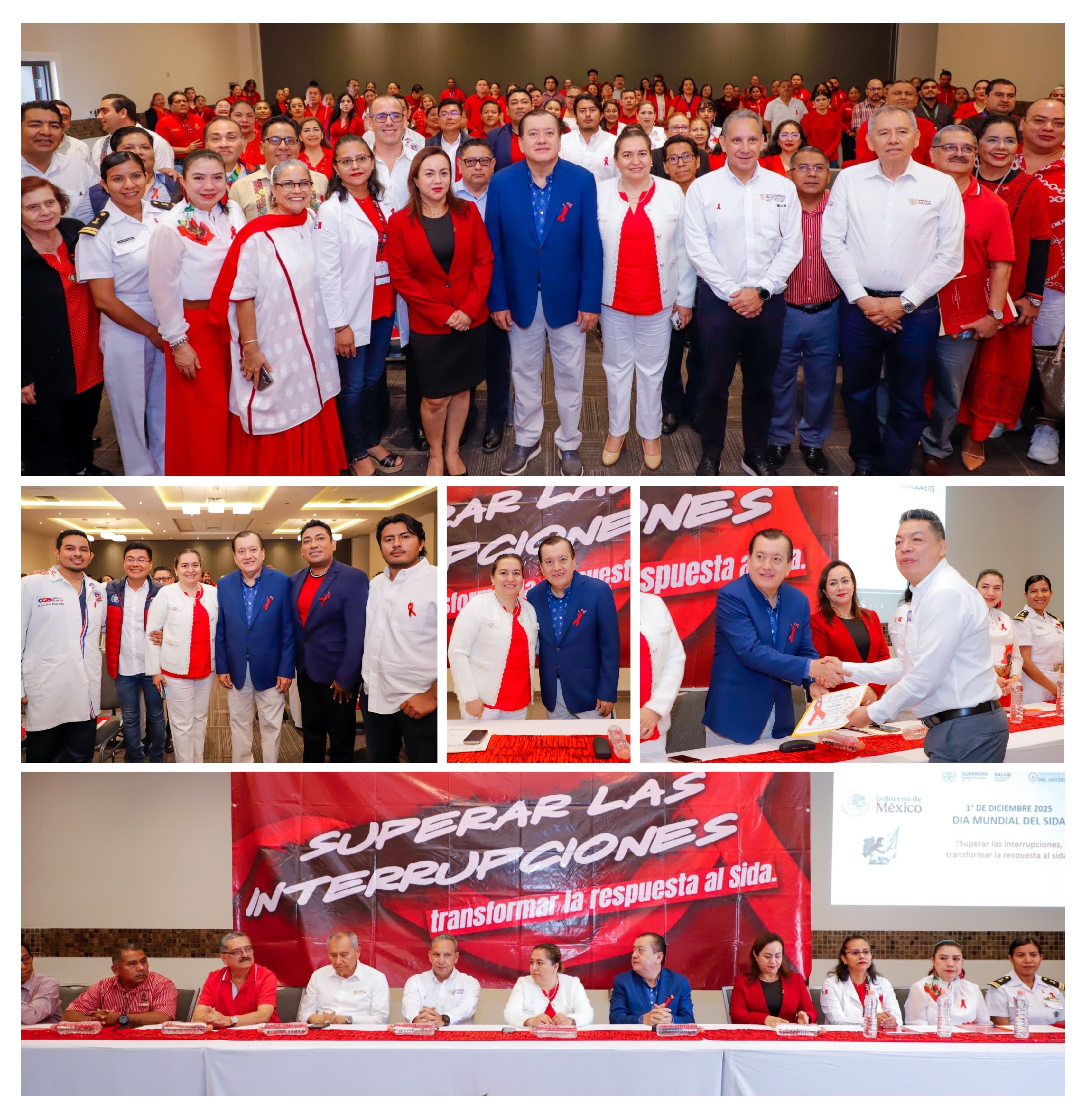 EL RECTOR DE LA UAGRO PARTICIPA EN EVENTO CONMEMORATIVO POR EL DÍA MUNDIAL DEL SIDA 