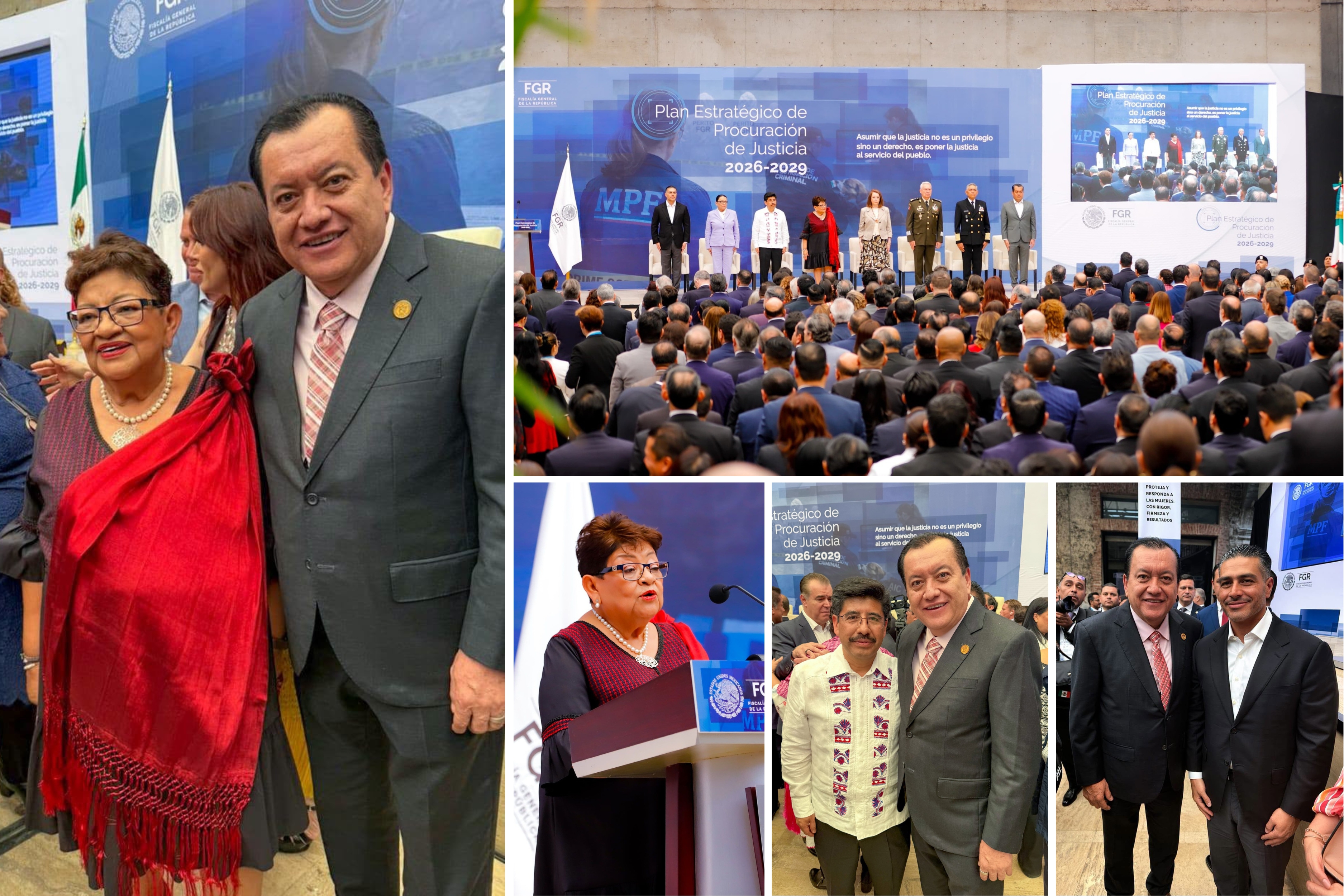 EL RECTOR JAVIER SALDAÑA ASISTE A LA PRESENTACIÓN DEL PLAN ESTRATÉGICO DE LA FGR 2026-2029 