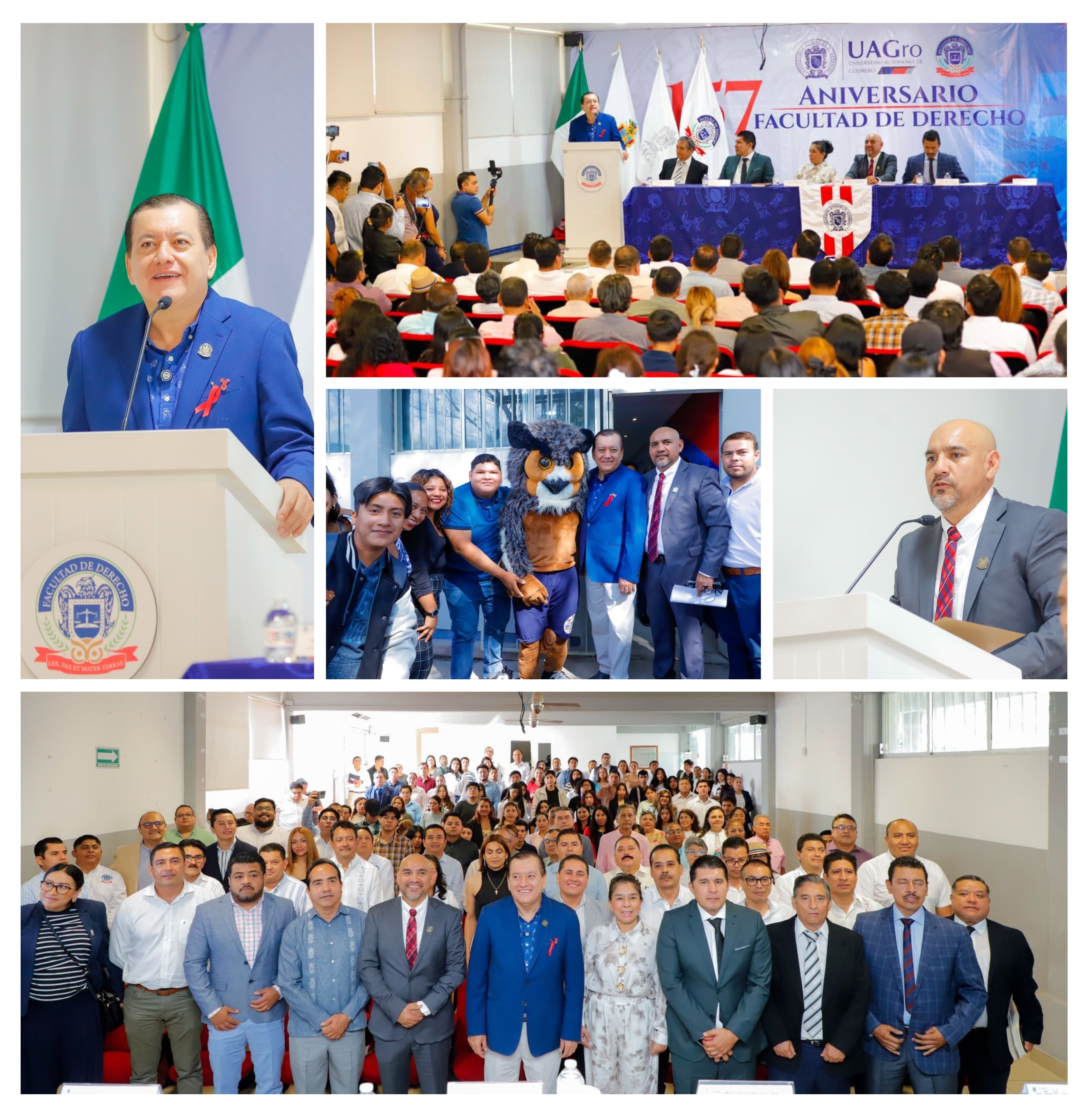 INAUGURA EL RECTOR JAVIER SALDAÑA LOS FESTEJOS POR EL 157 ANIVERSARIO DE LA FACULTAD DE DERECHO 