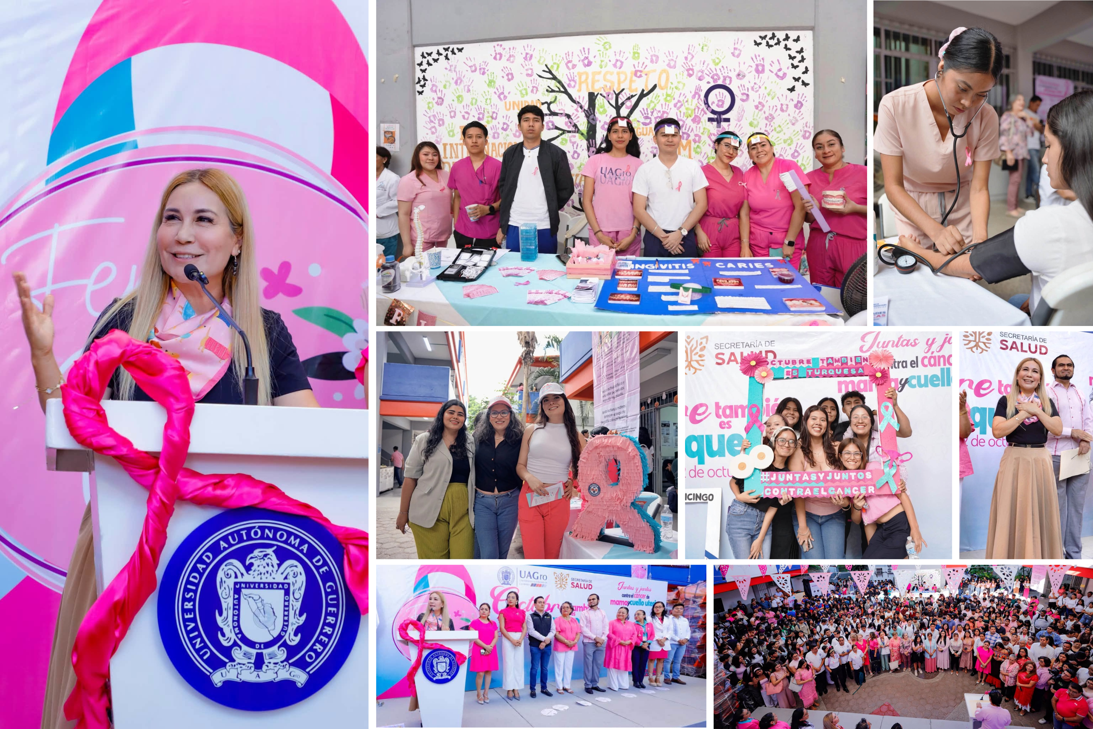 LA UAGRO IMPULSA LA FERIA “OCTUBRE TAMBIÉN ES TURQUESA” PARA LA PREVENCIÓN DEL CÁNCER EN UNIVERSITARIAS