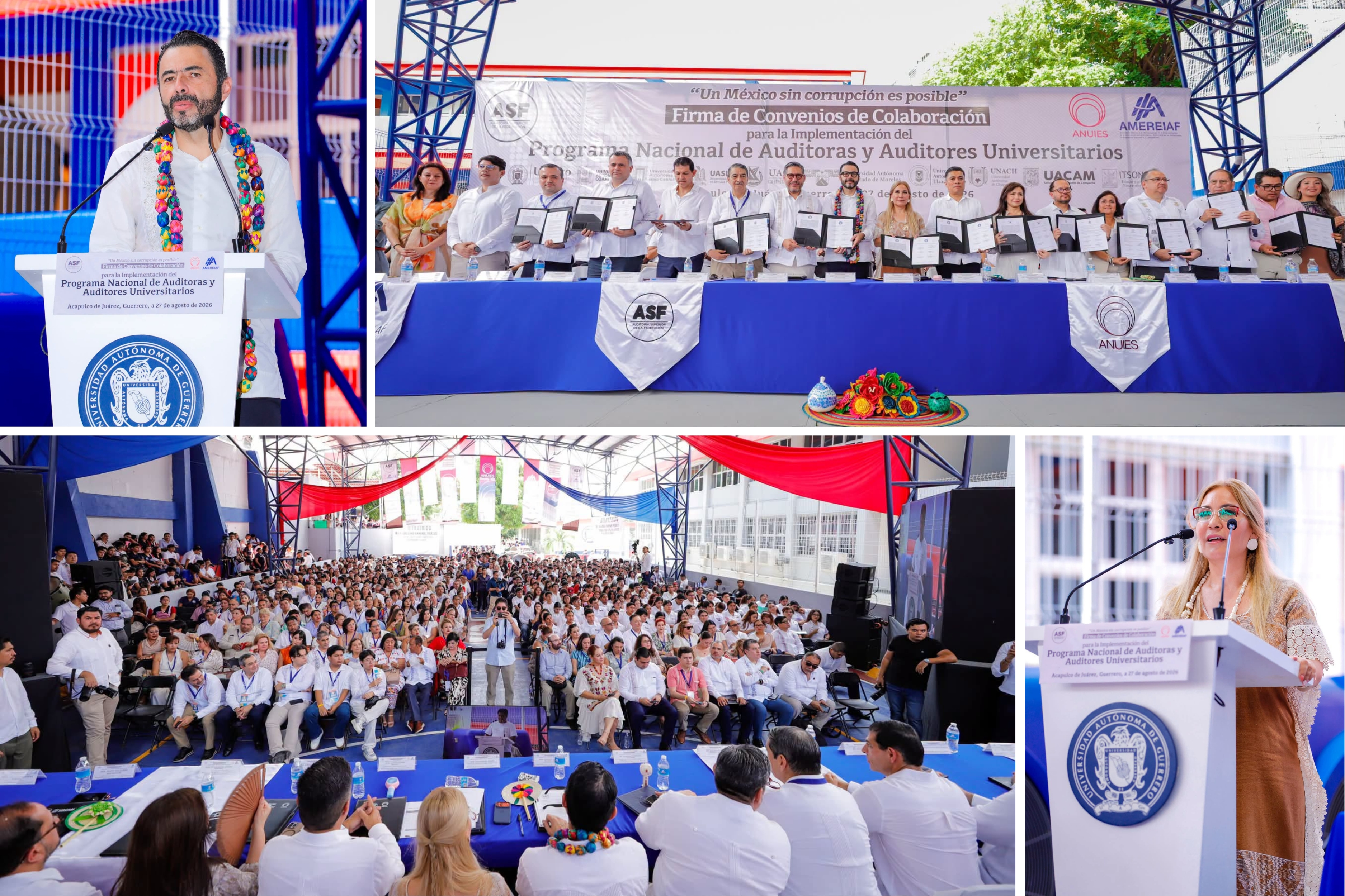 IMPULSAN ASF Y AMEREIAF PROGRAMA NACIONAL PARA GARANTIZAR LA RENDICIÓN DE CUENTAS MEDIANTE FIRMA DE CONVENIO