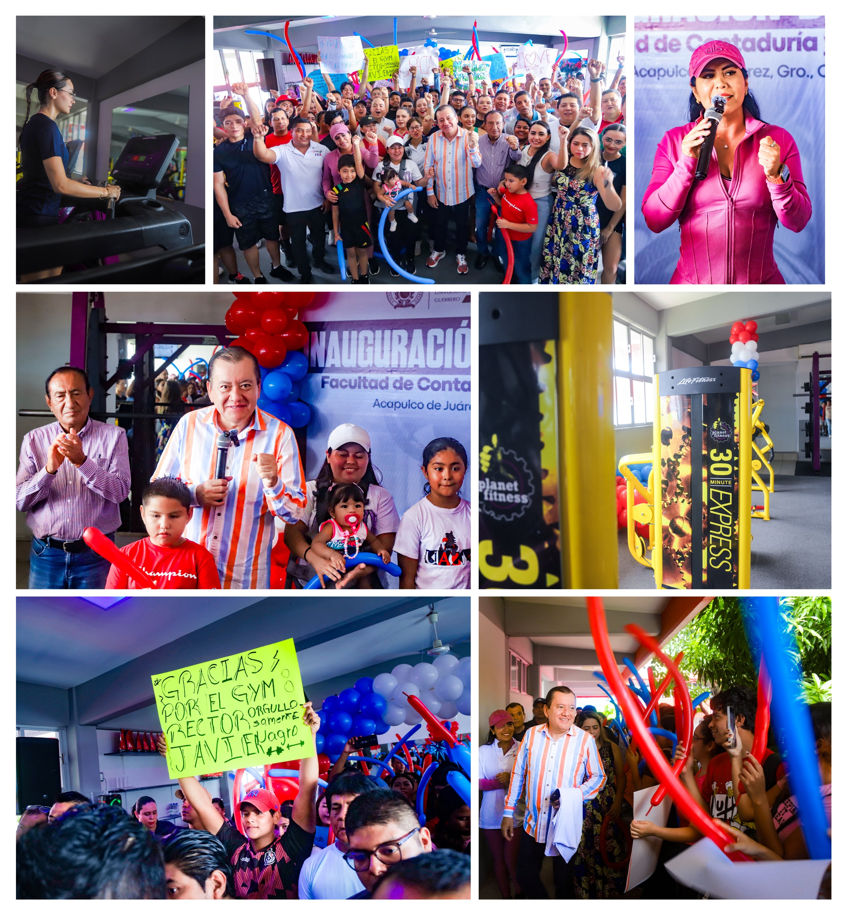 EL RECTOR DE LA UAGRO INAUGURÓ GIMNASIO UNIVERSITARIO DE LA FCA