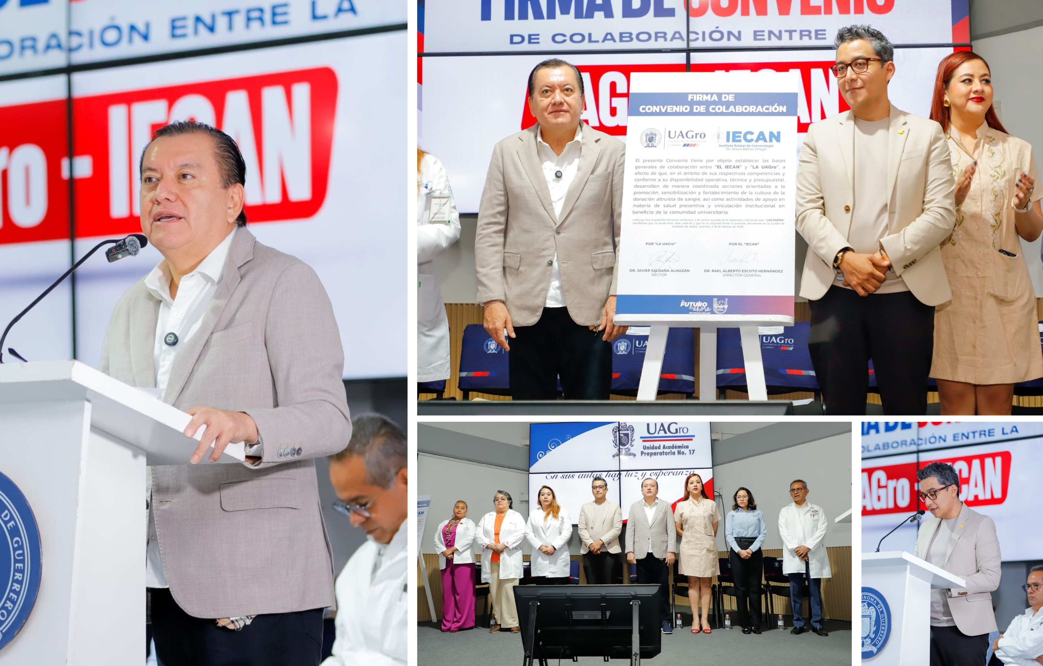 LA UAGRO Y EL IECAN FIRMARÓN CONVENIO ESTRATÉGICO PARA FORTALECER LA SALUD Y LA INVESTIGACIÓN EN GUERRERO