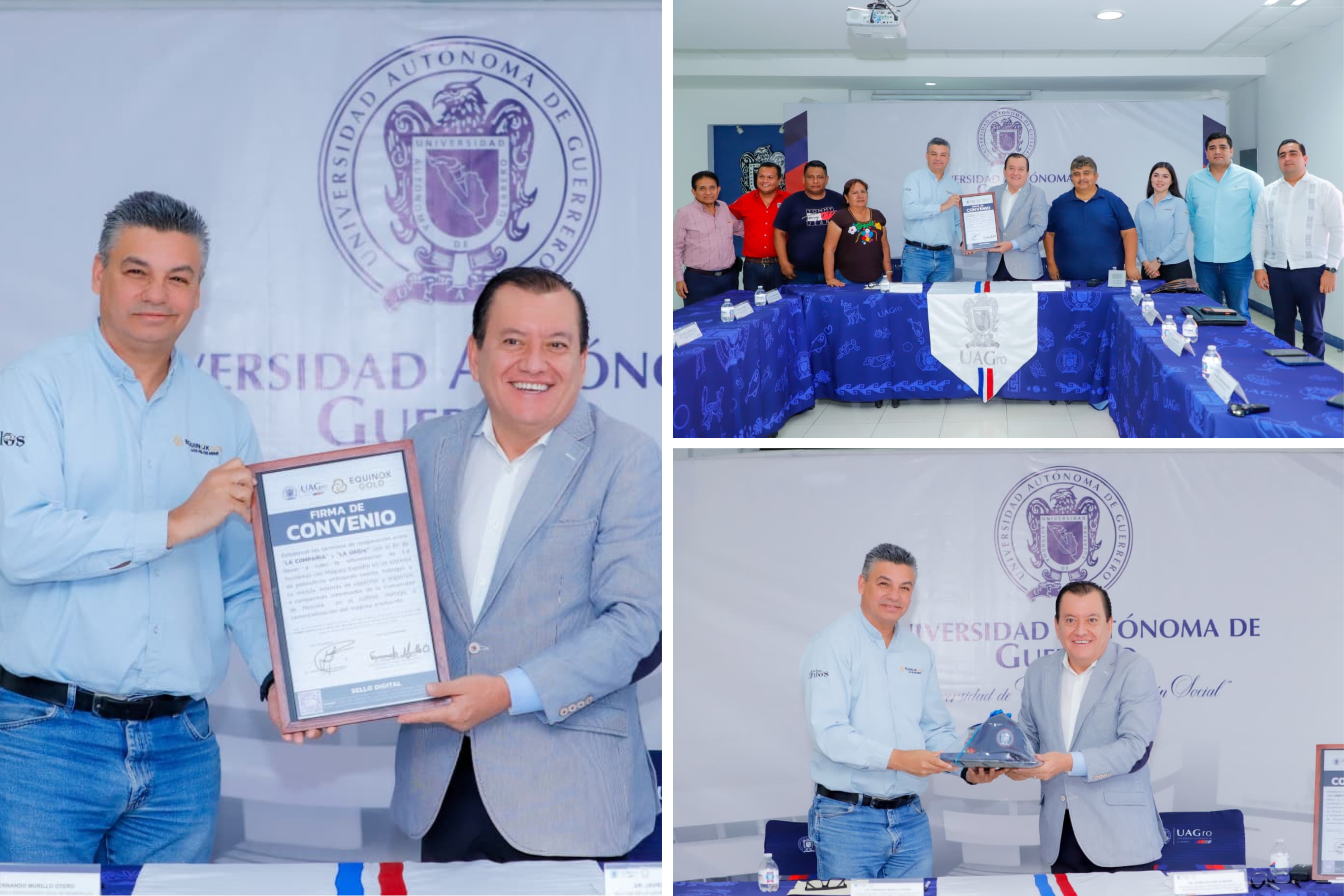 LA UAGRO Y MINERA LOS FILOS CONSOLIDAN ALIANZA POR EL DESARROLLO MINERO SUSTENTABLE DE GUERRERO 