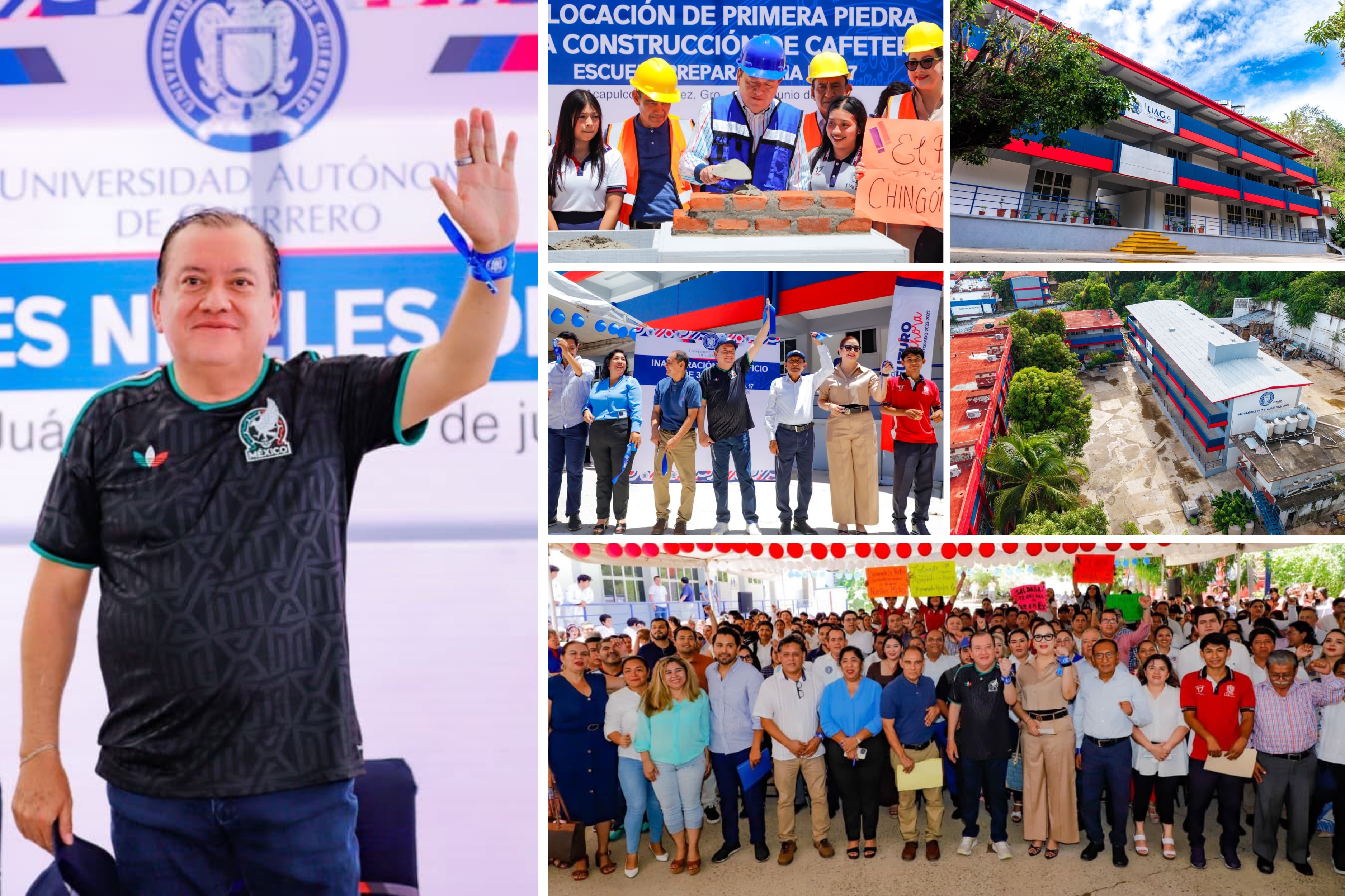 CON INVERSIÓN DE 18.6 MILLONES DE PESOS FORTALECE UAGRO INFRAESTRUCTURA EDUCATIVA EN PREPA 17 DE ACAPULCO
