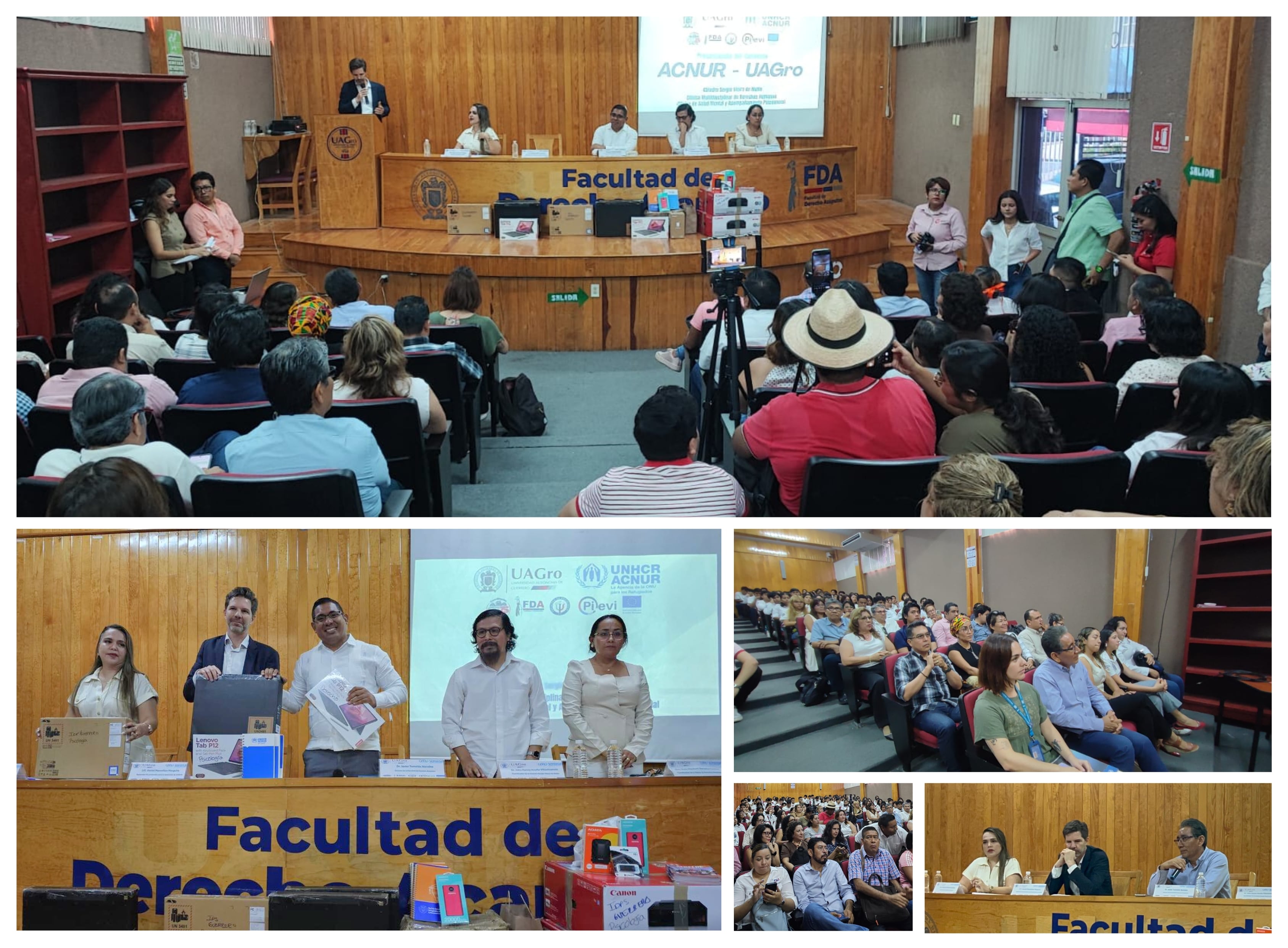 LA UAGRO Y ACNUR INAUGURAN CLÍNICAS Y CÁTEDRA PARA ATENCIÓN A DESPLAZADOS EN ACAPULCO 