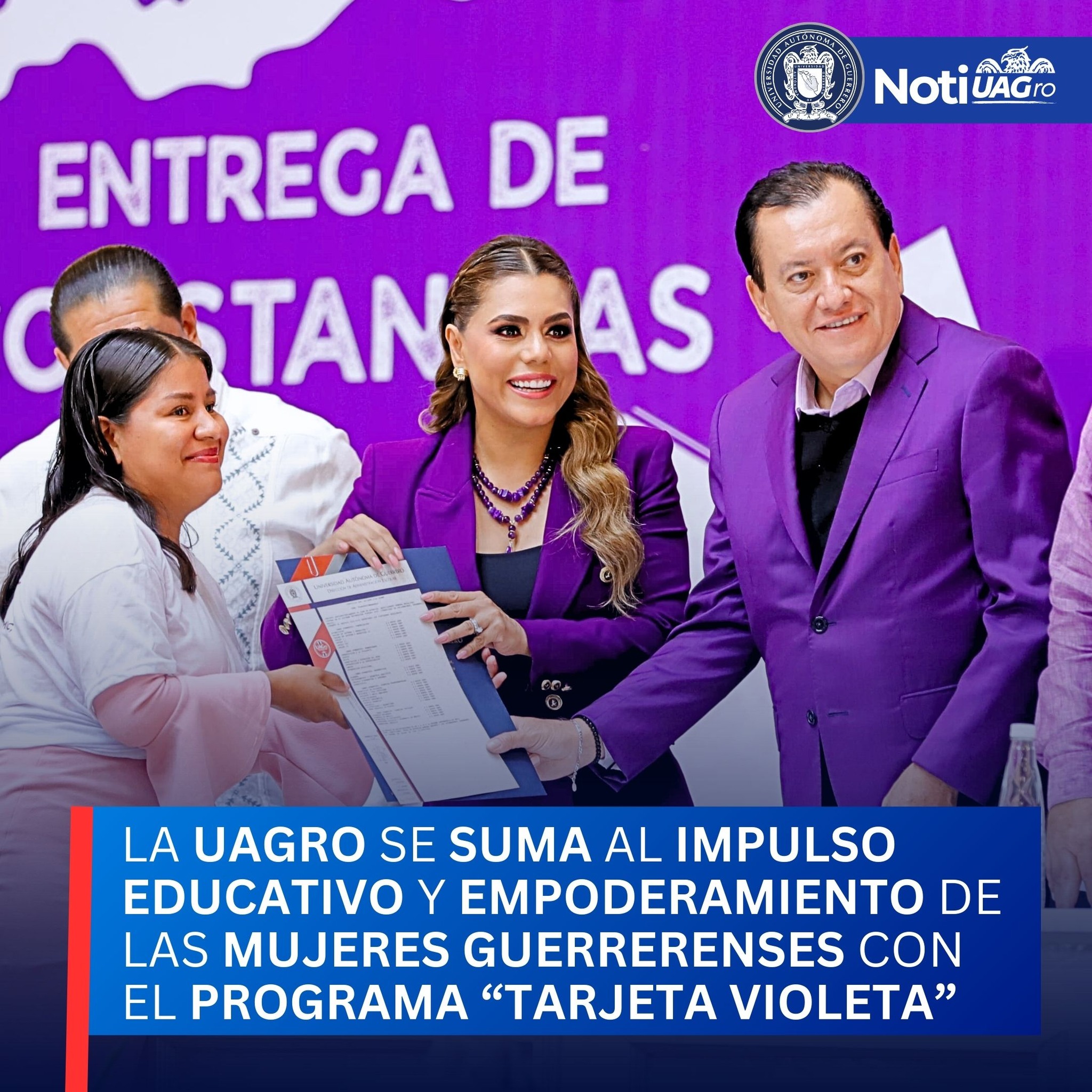 TARJETA VIOLETA