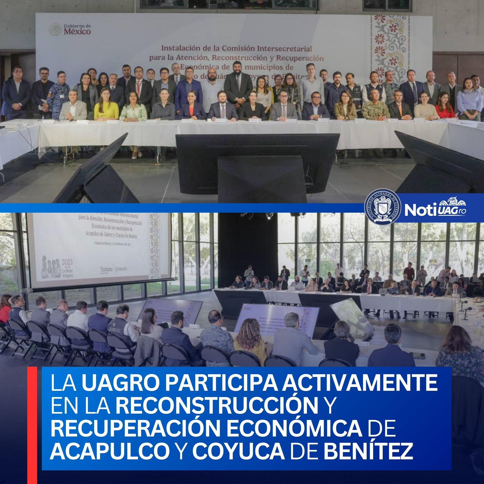 LA UAGro PARTICIPA ACTIVAMENTE EN LA RECONSTRUCCIÓN Y RECUPERACIÓN ECONÓMICA DE ACAPULCO Y COYUCA DE BENÍTEZ