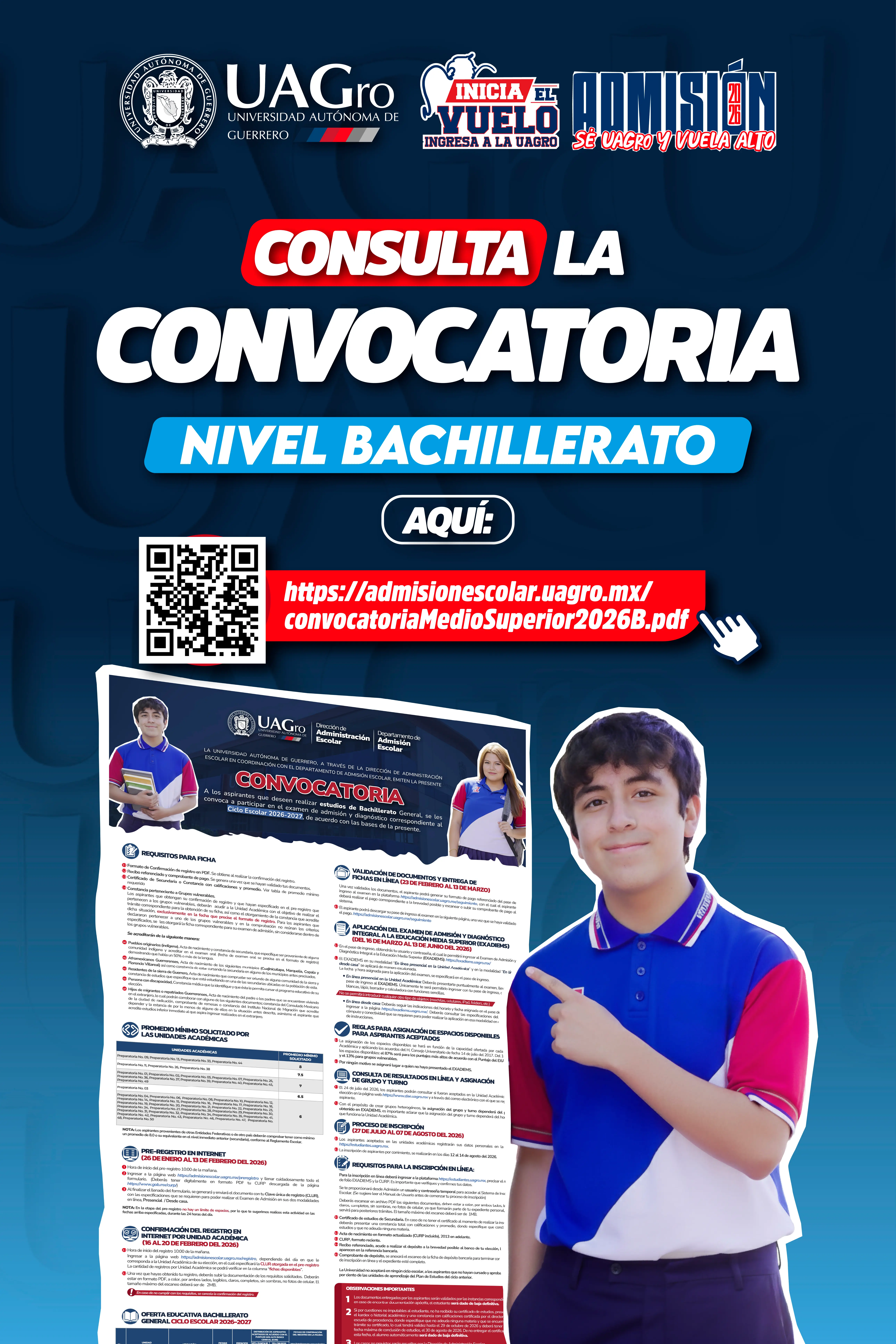 Convocatoria Nivel Bachillerato