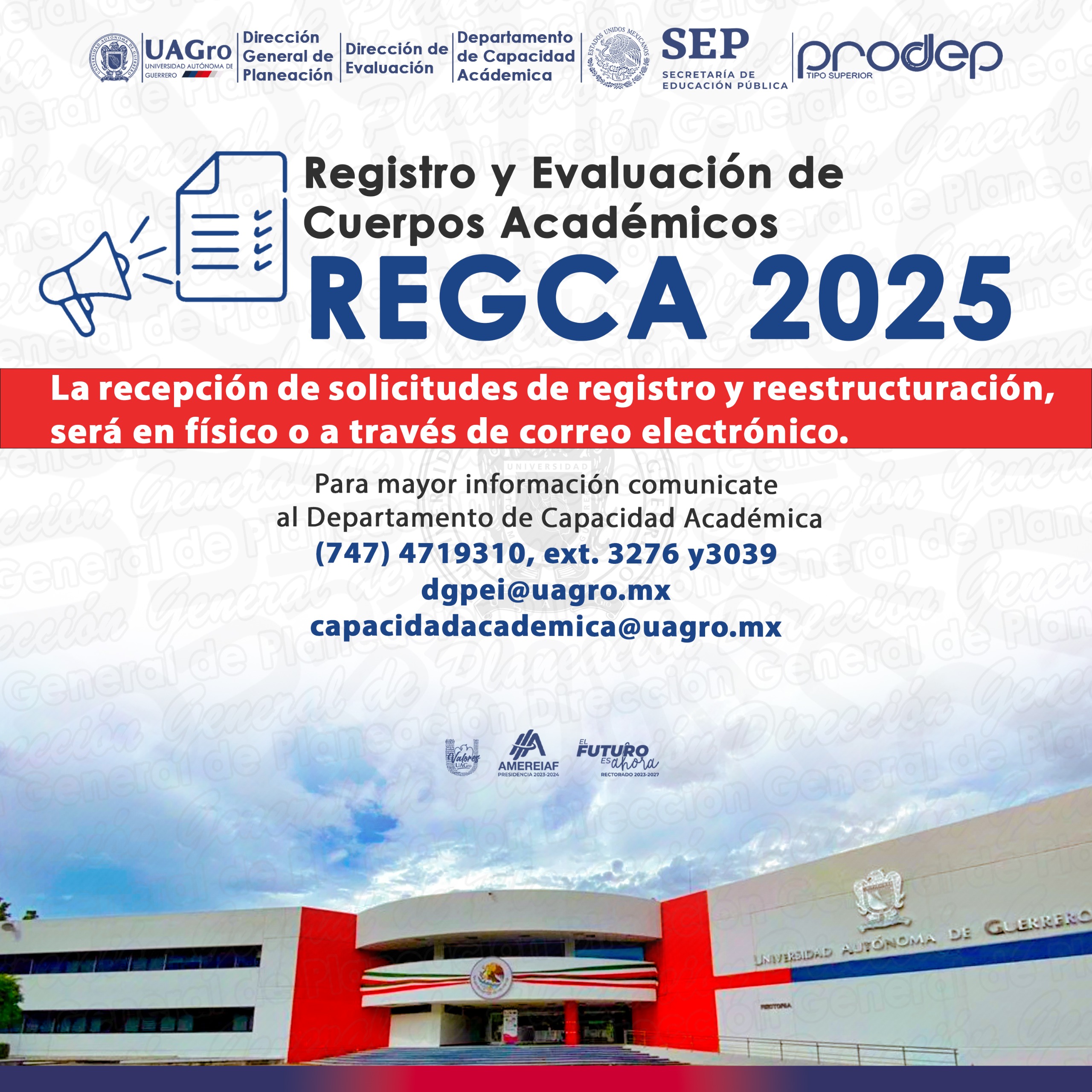 Registro y Evaluación de Cuerpos Académicos